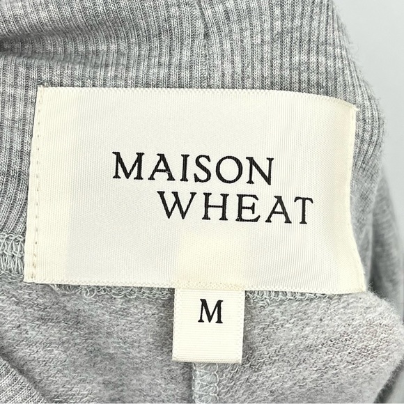Maison Wheat M Joggers gray fold over 0056 waist pants Los Angeles modal tencel - Picture 7 of 10